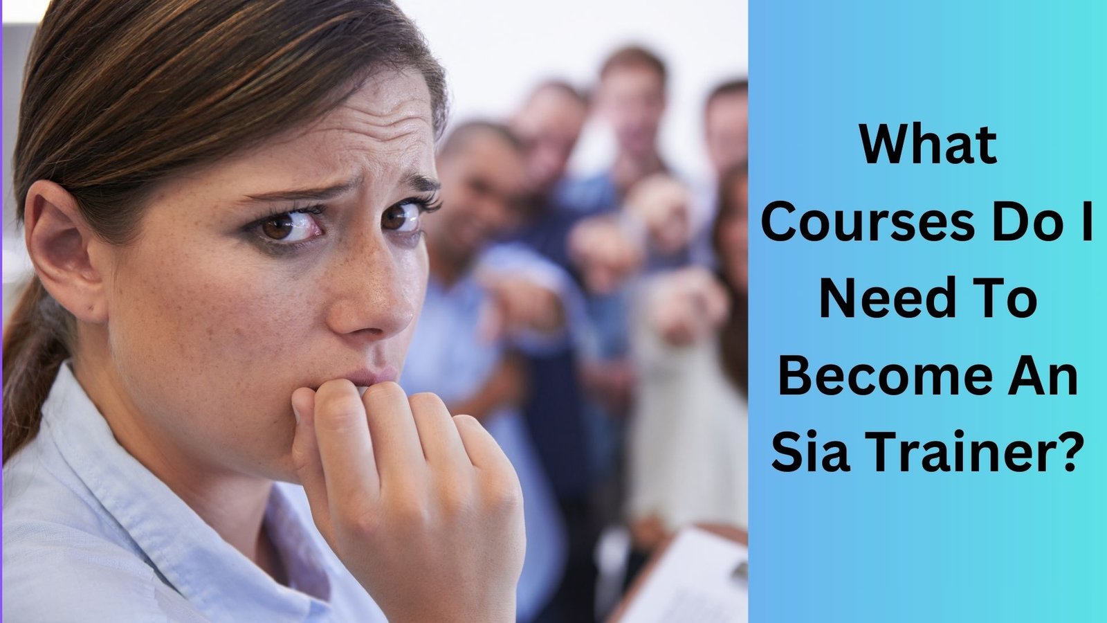 What Courses Do I Need To Become An Sia Trainer