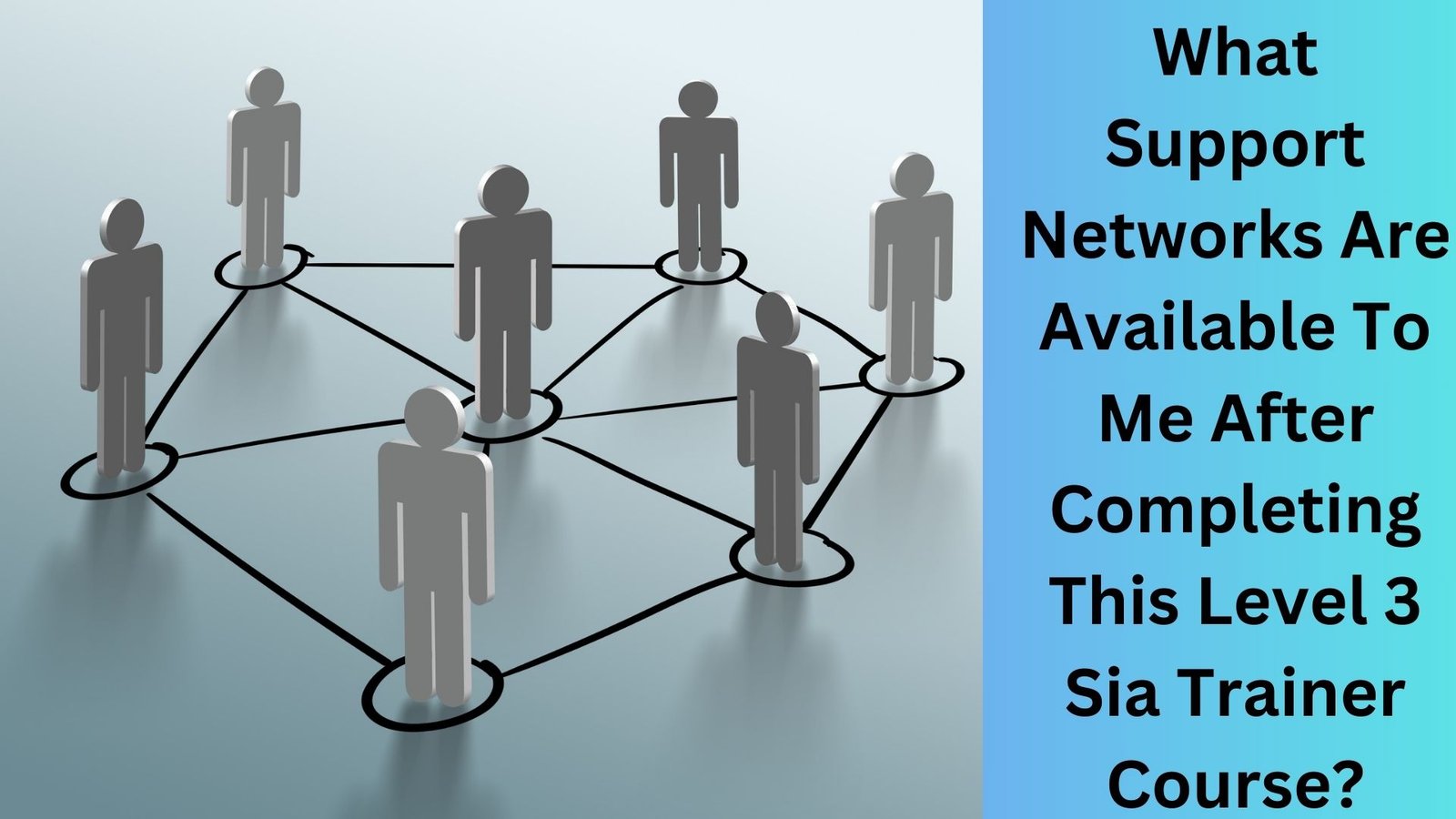 What Support Networks Are Available To Me After Completing This Level 3 Sia Trainer Course