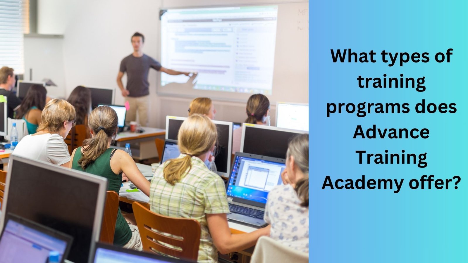 What types of training programs does Advance Training Academy offer