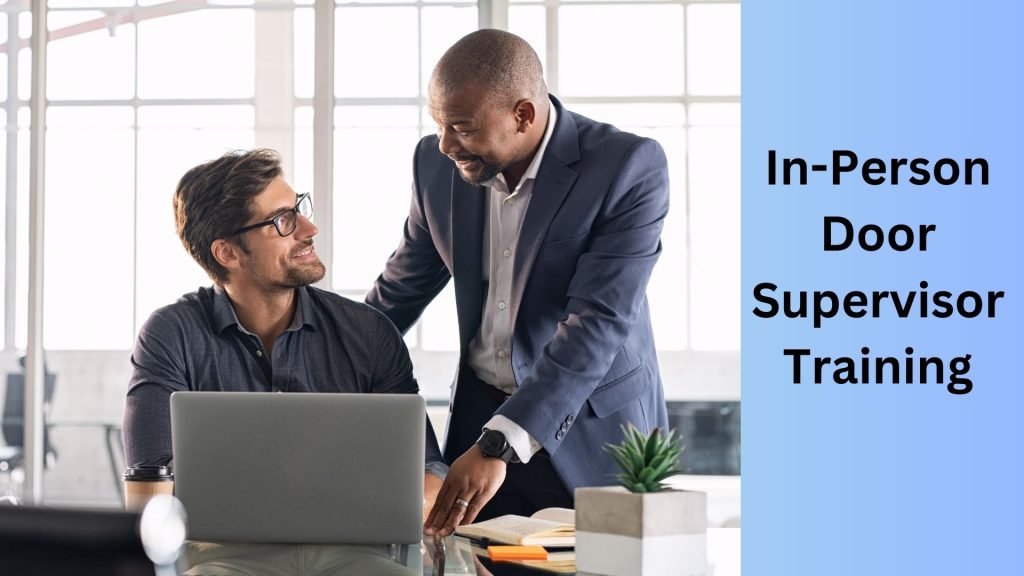 In-Person Door Supervisor Training